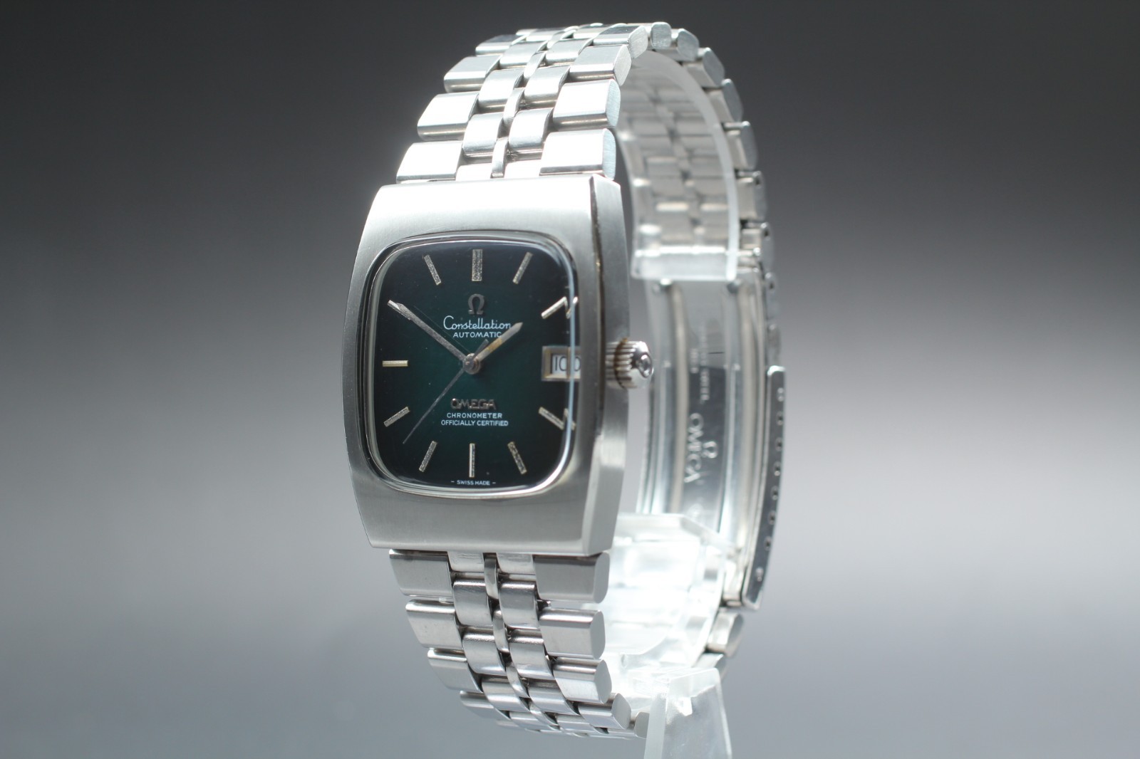 Vintage OMEGA Constellasion TV Auto 168.0059 Chronometer Cal.1011 Black Dial Men
