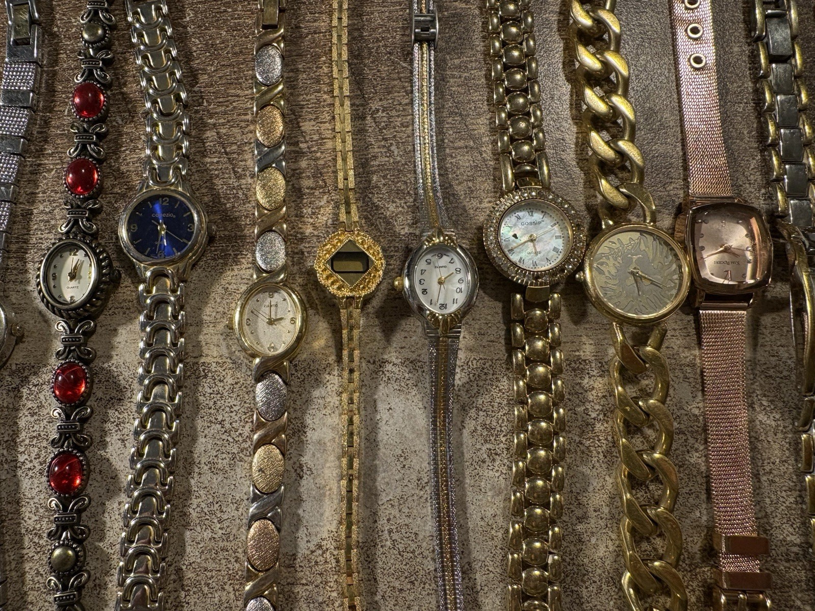 Women Watch Lot Of (42) Untested,Silver/Gold Tone,Gemmed,Ladies Quartz Watches