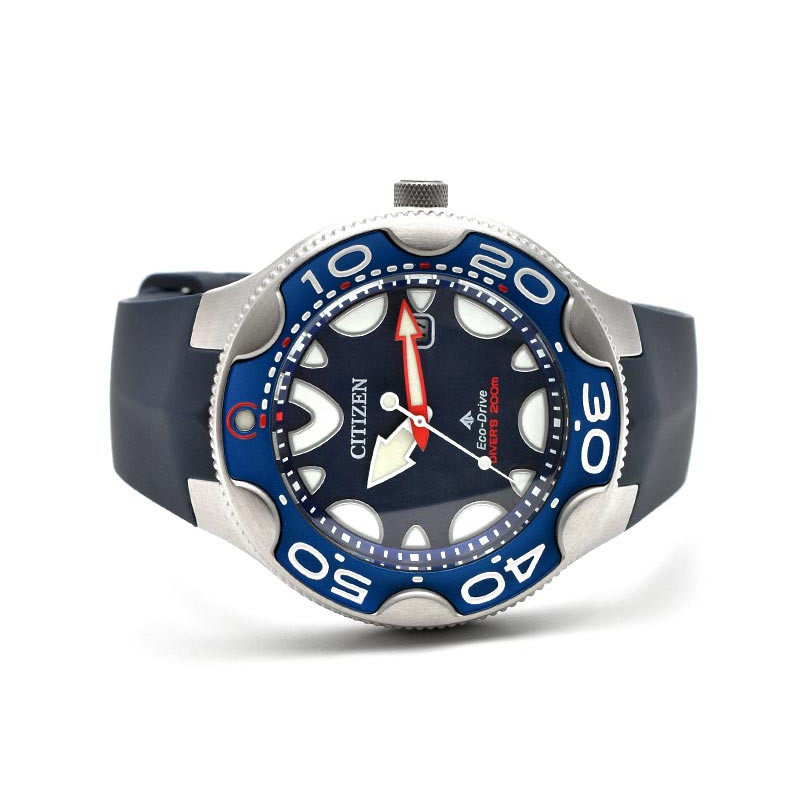 Citizen Promaster Blue Dial Orca Dive Watch Polyurethane Band BN0231-01L