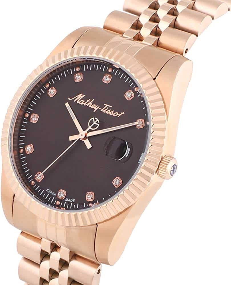 Mathey-Tissot Mathey II Quartz Brown Dial 40 mm Watch H710PRM