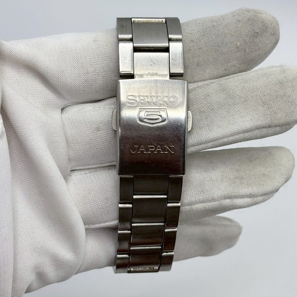 Operational Automatic SEIKO5 Transparent back Arabic men s wristwatch AT Seiko D