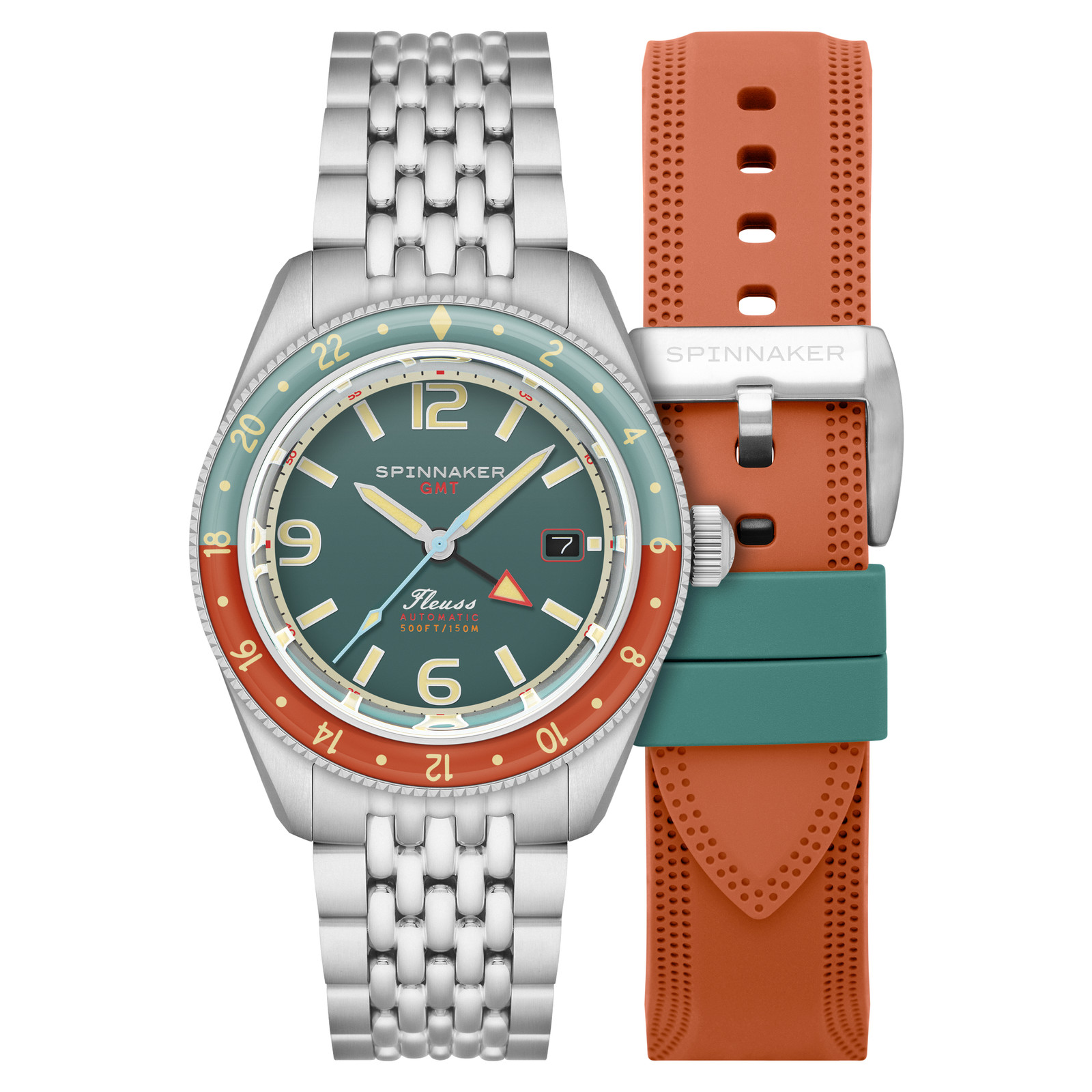 Spinnaker Fleuss Stainless Steel 43mm Japanese Automatic Wristwatch SP-5120-33