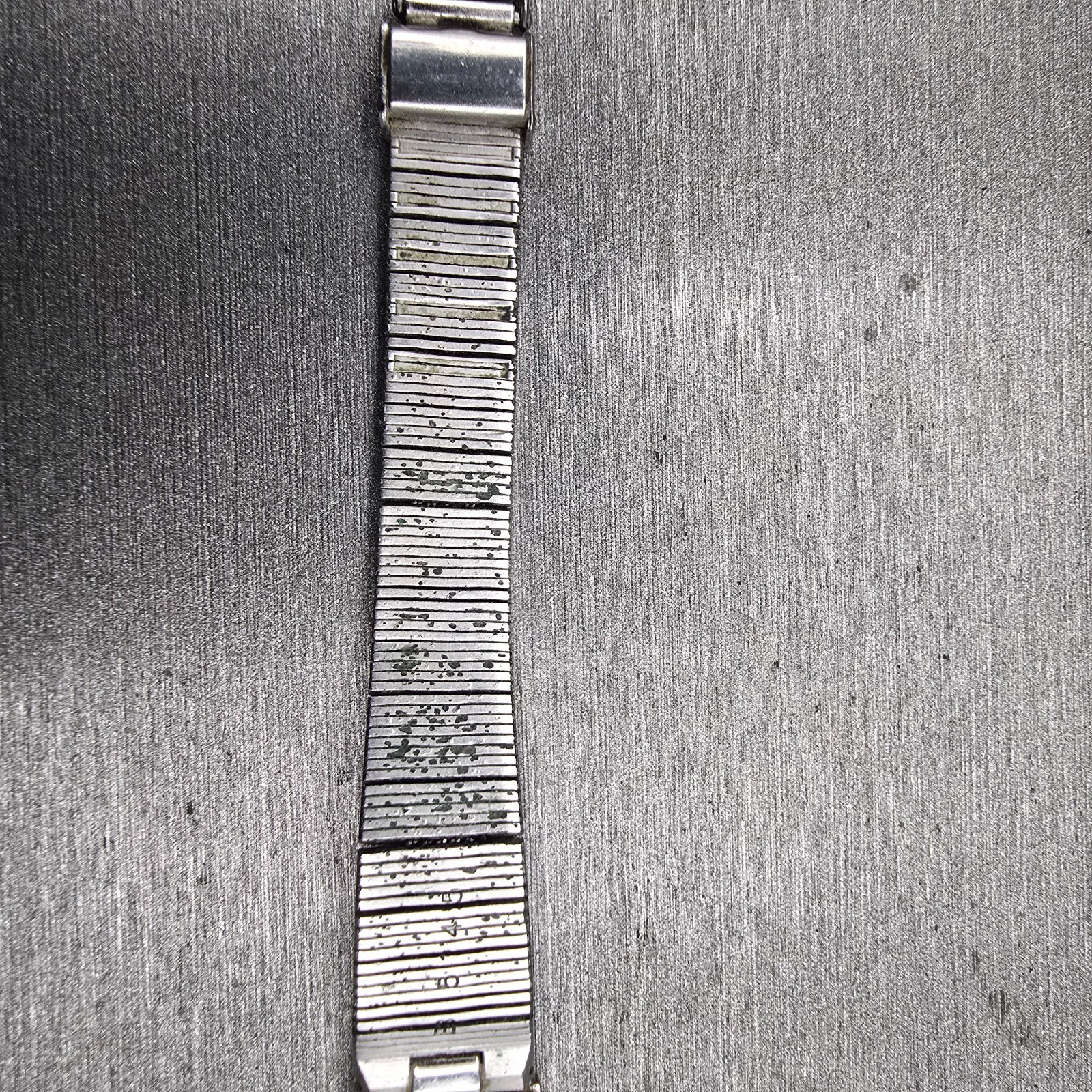 Seiko Watch Women 12mm Silver Dial Silver Tone Rectangle 2E20-5029 New Battery