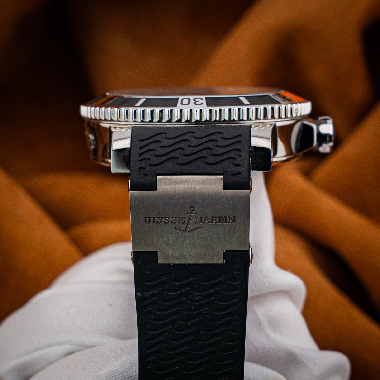 Ulysse Nardin Maxi Marine Diver Orange 45mm Limited Edition Excellent Condition