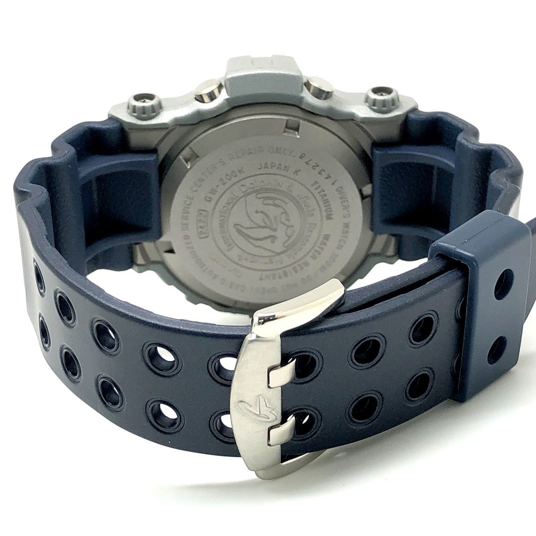 G SHOCK GW 200K 2 FROGMAN Ilkji 2001 Frogman Tough Solar Silver x Navy Released