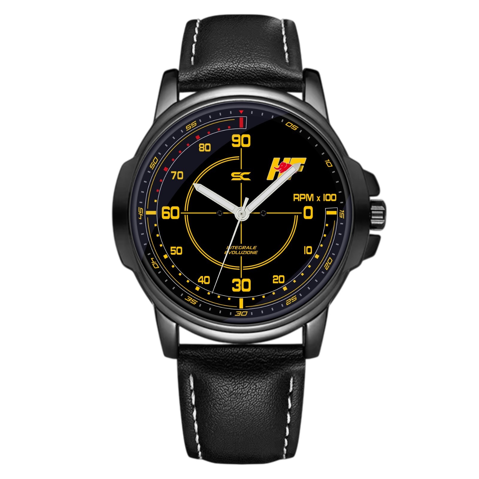 ContaKM Delta Integrale Fan Art HF Evo Lancia Wristwatch with Tachometer