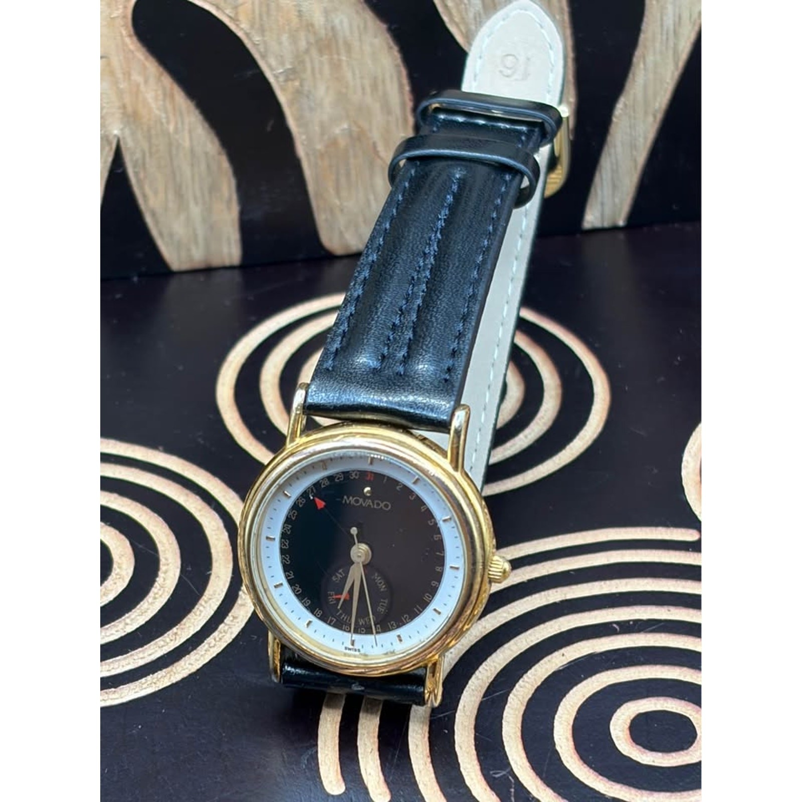 Ladies Movado 28mm Date PointerLate 1980’s Ref 87.06.825 ETA 255.495. Quartz ETA