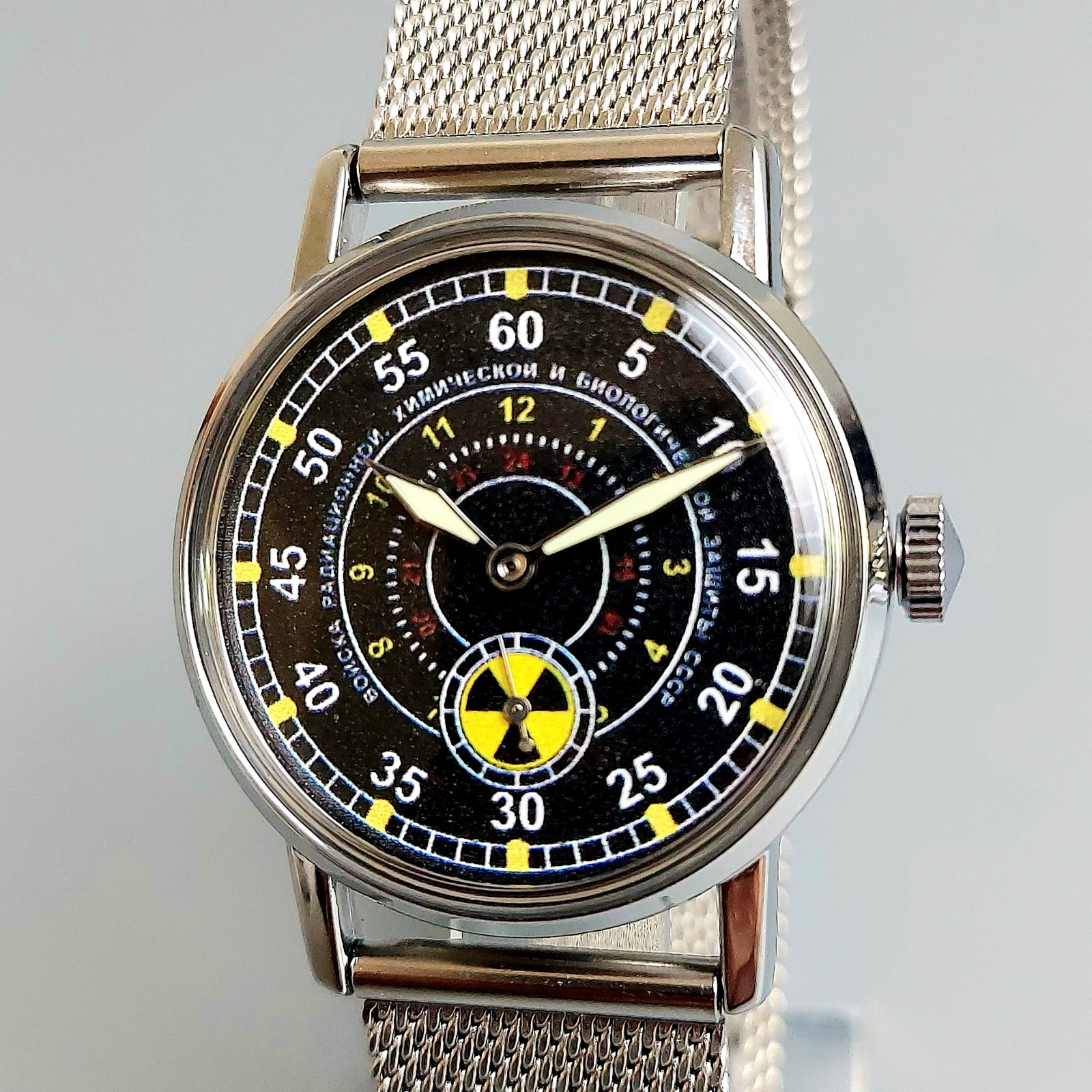 Soviet Wristwatch Pobeda Military Vintage Mechanical Men’s Watch Serviced