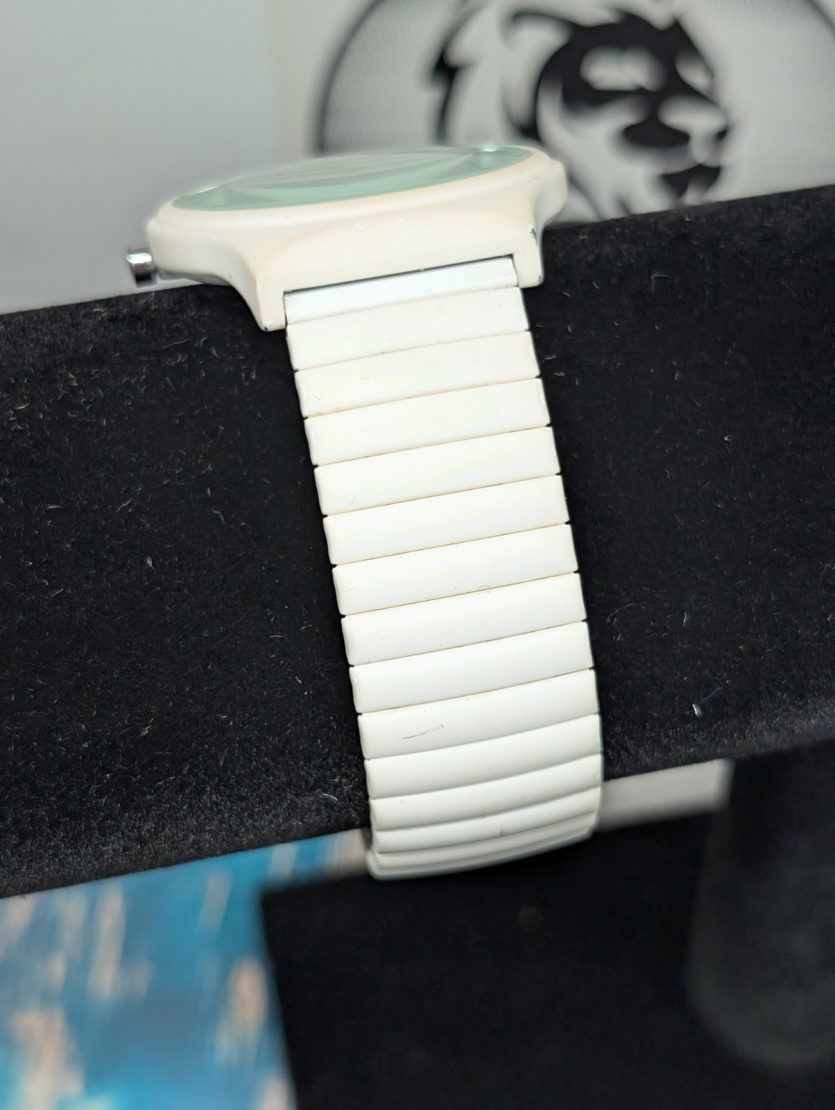 Isaac Mizrahi Live! Watch. Silicone Strap One Piece. No Box Untested As-Is