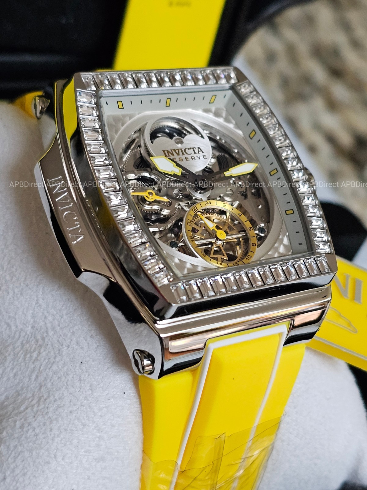 Invicta – S1 Rally – DIABLO – Dual Time Automatic – Yellow – Reserve Mens Watch