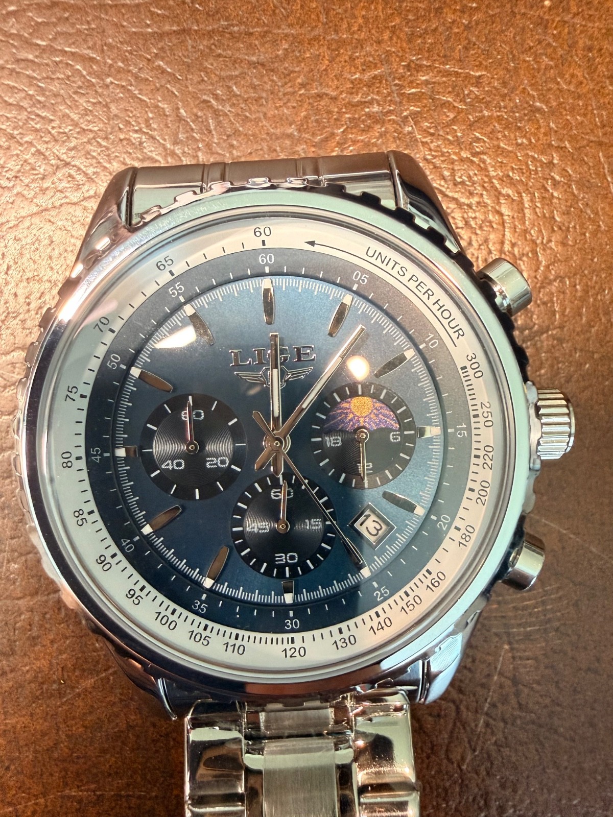 NEW Mens LIGE Watch
