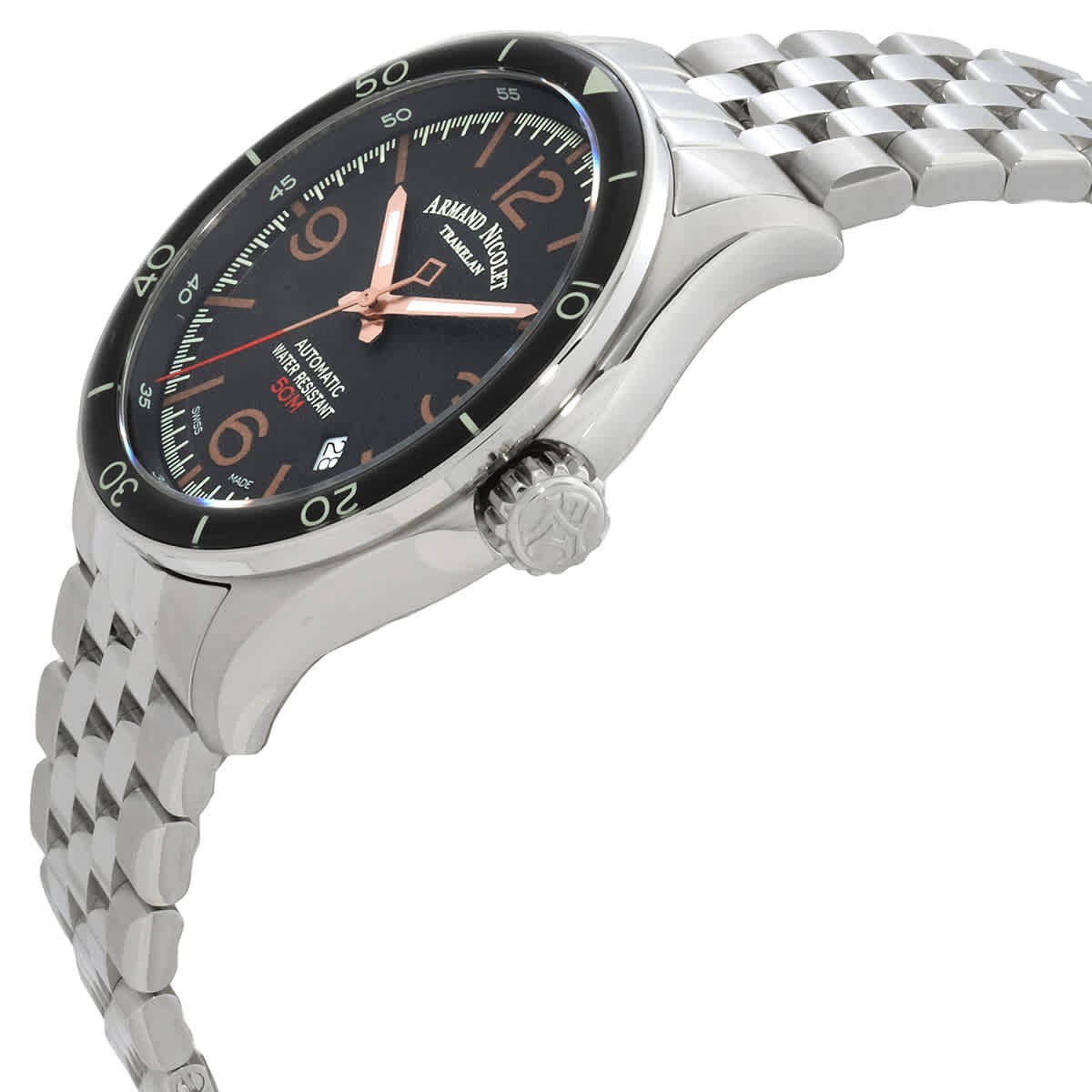 Armand Nicolet M2H Automatic Black Dial Men’s Watch A740HNA-NS-BMA22740A