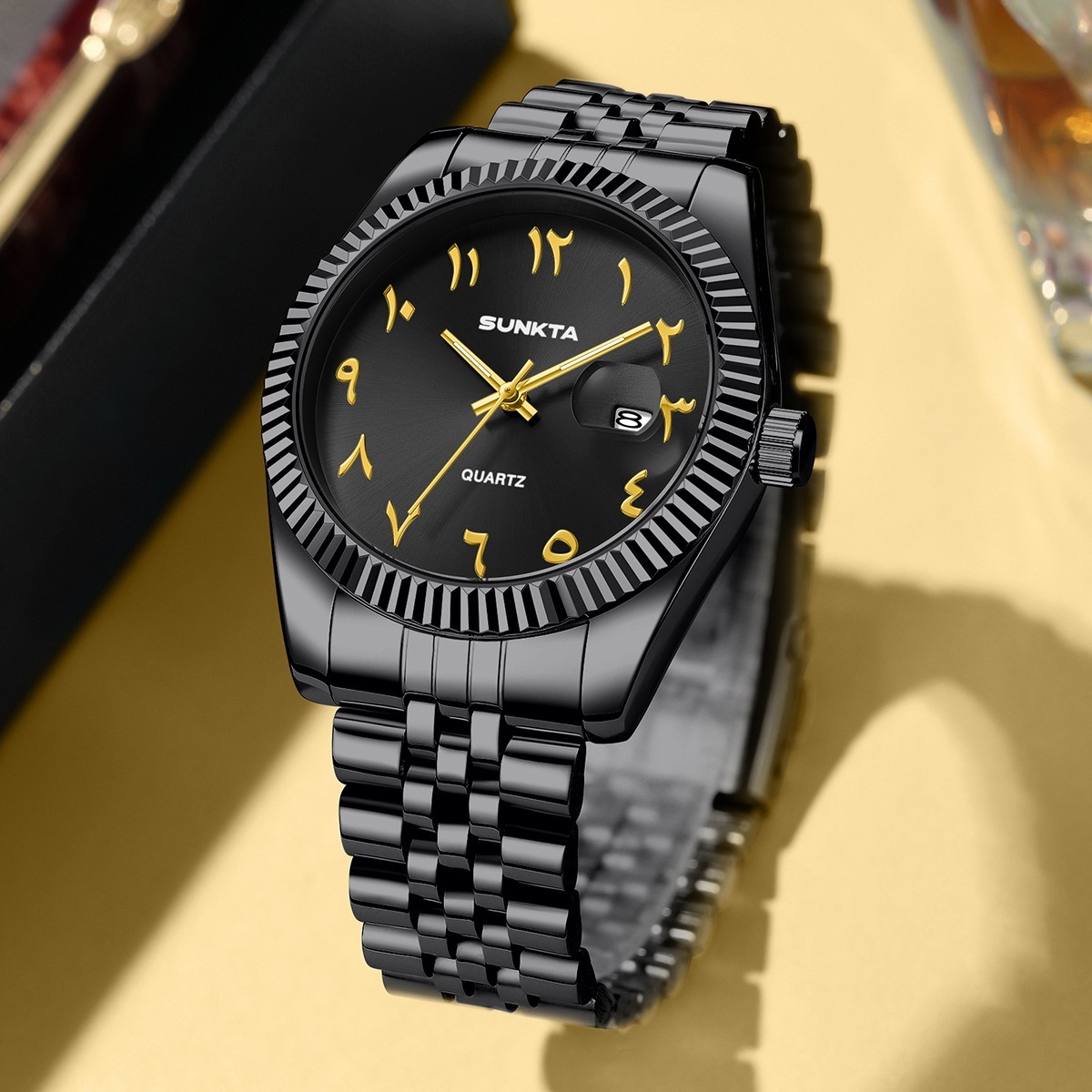 LIGE Men Watch Quartz Stainless Steel Date Luminous Waterproof Luxury Wristwatch