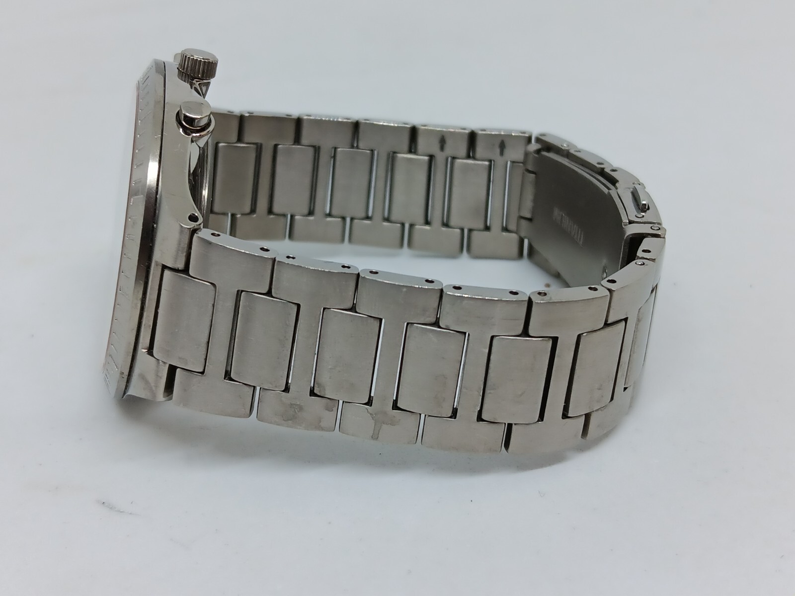 Bering Titan Chrono 11743-709 Men’s 43mm Brushed Titanium Japanese Quartz Watch