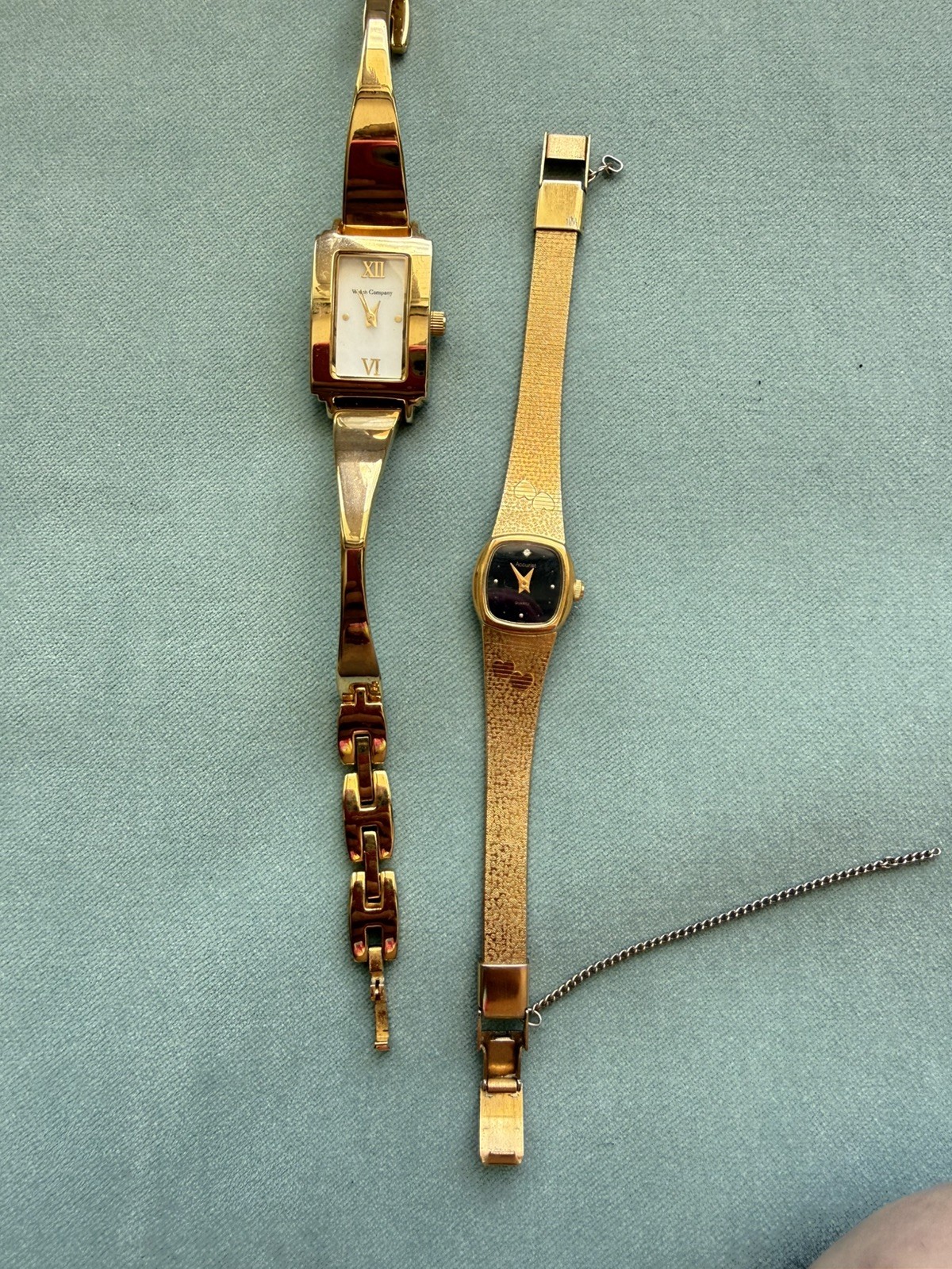25 WORKING with batteries JOBLOT WATCHES vintage/modern gold/silver tone