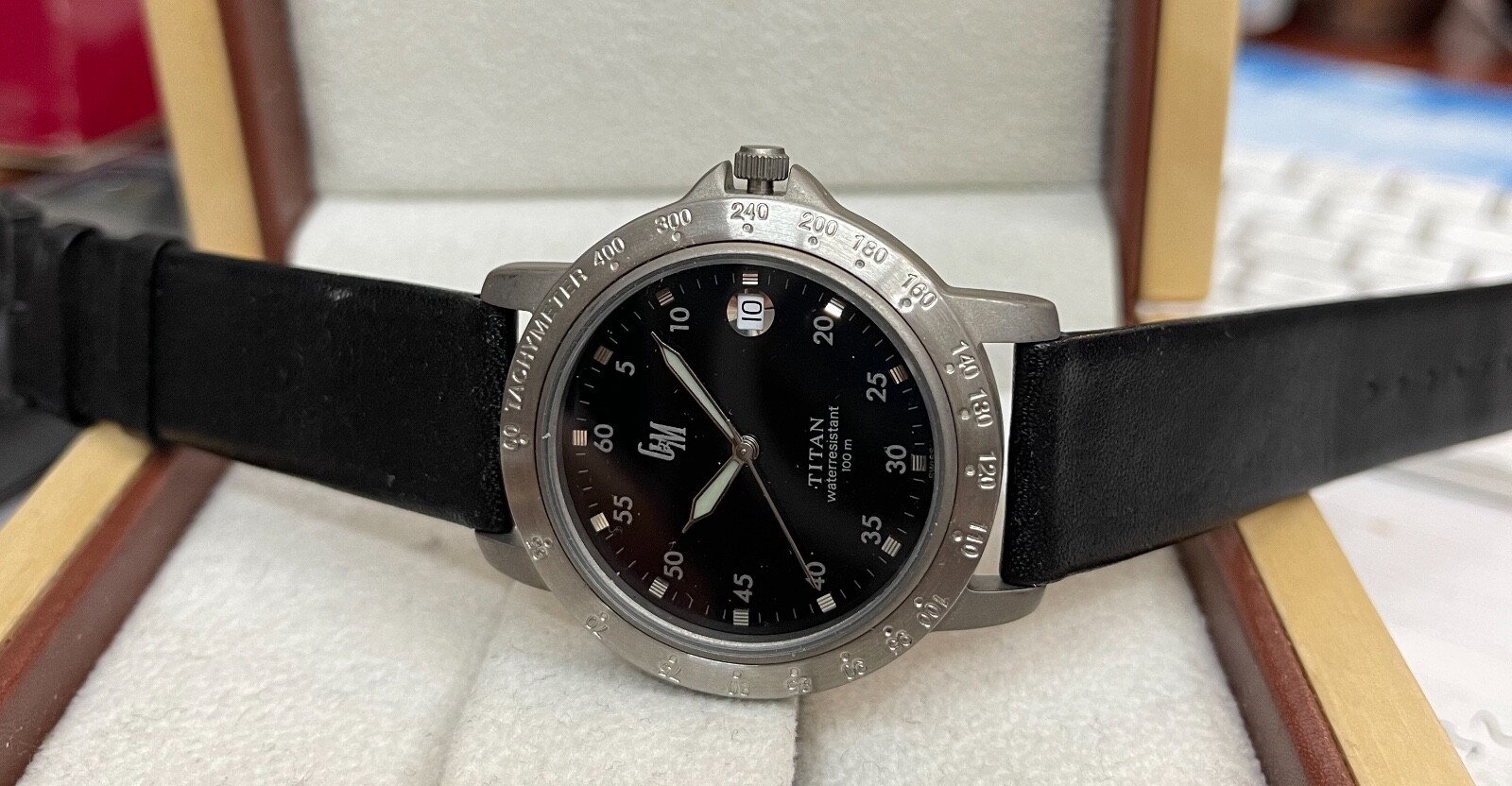 Classic Men’s Watch Osco Titan Arabian Face 1 1/2in 10 BAR