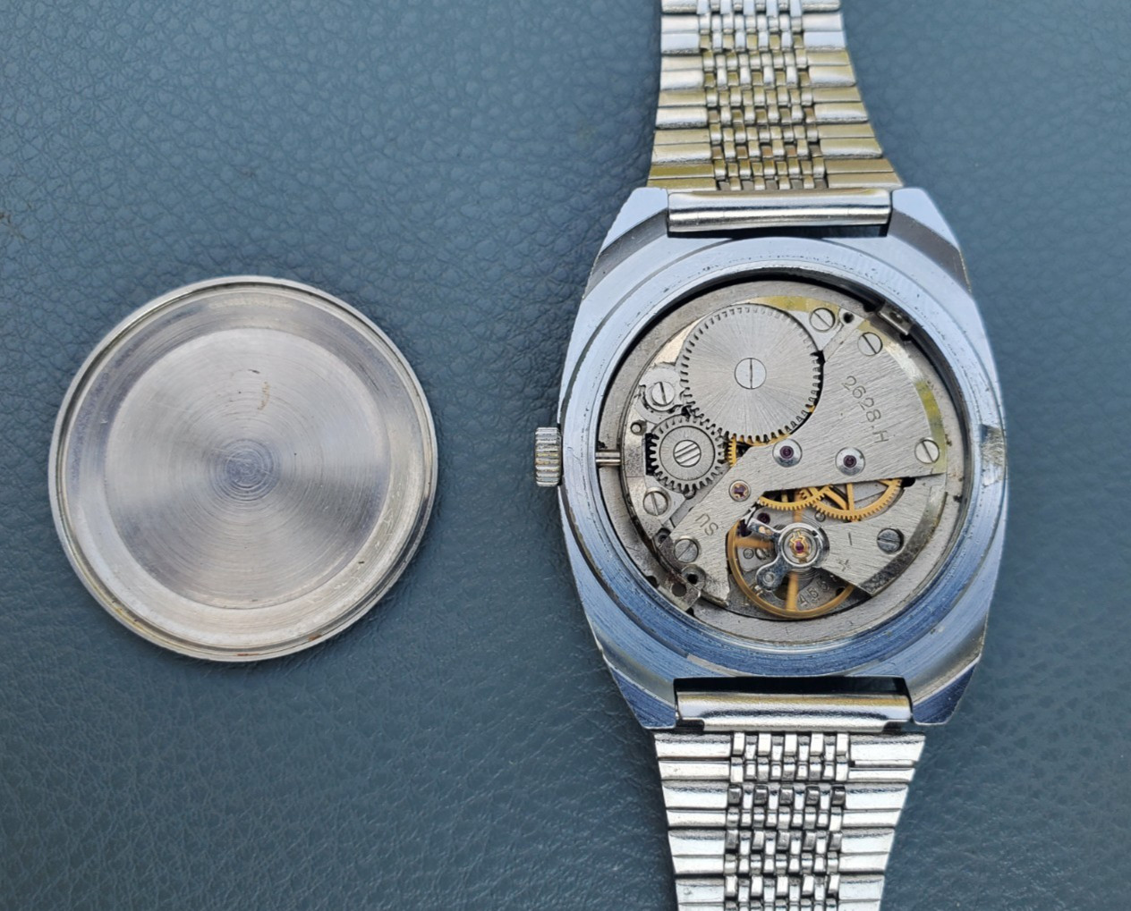 RARE Vintage Raketa CARDINAL Baker 19 Jewels 2628. H USSR Soviet Watch Men 1970s