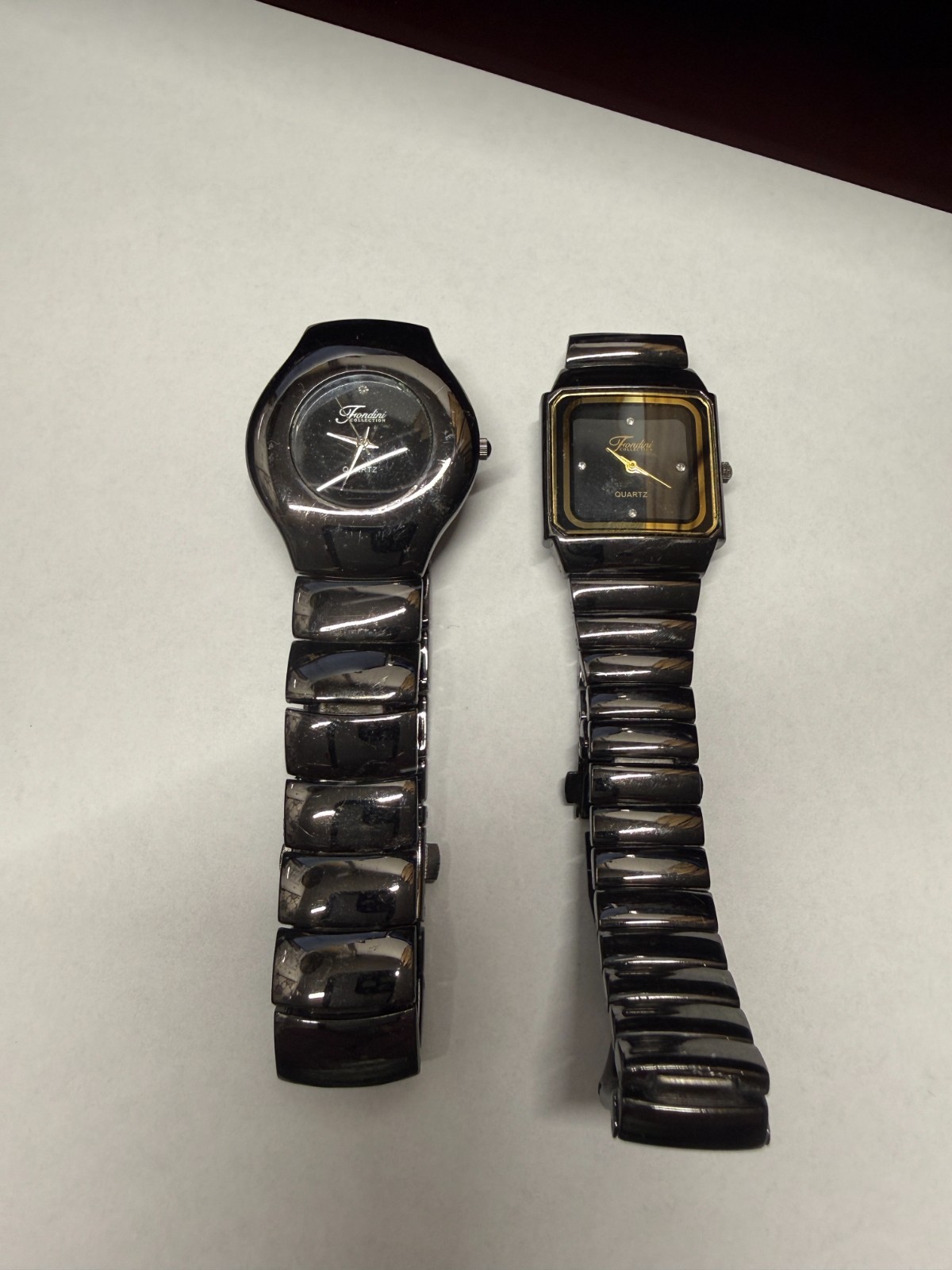 Frondini Double Collection Womens Watches 30mm Black/square dials japan