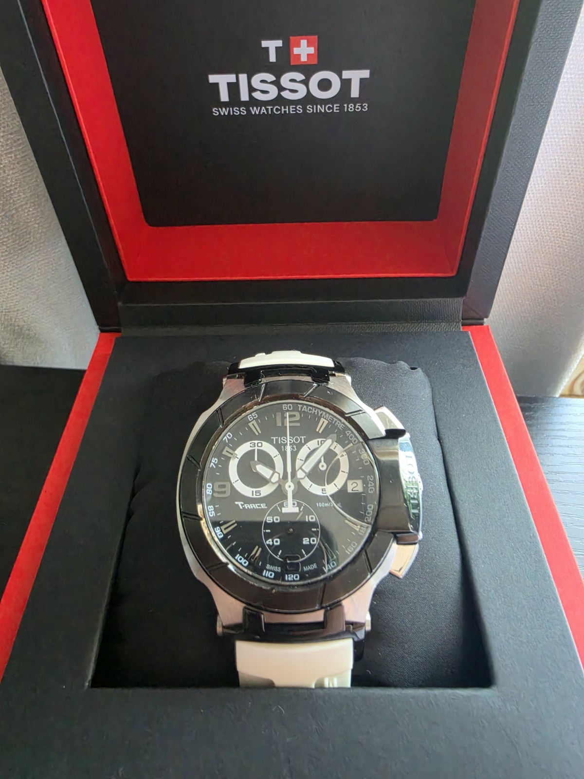 Tissot Men’s T-Race Quartz Chronograph 45mm Watch T1414173705101