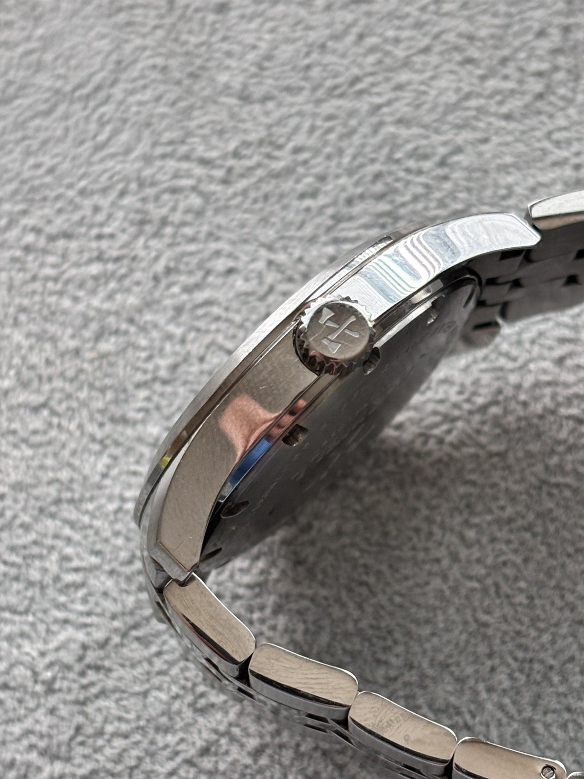 Axwell Marauder Bracelet Watch w/Date, Men’s Quartz Red/Burgundy dial