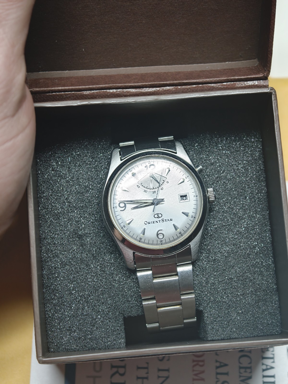 Orient Star JDM Power Reserve Automatic WZ0251EX Vintage 38.5mm Box EX0C Cal46