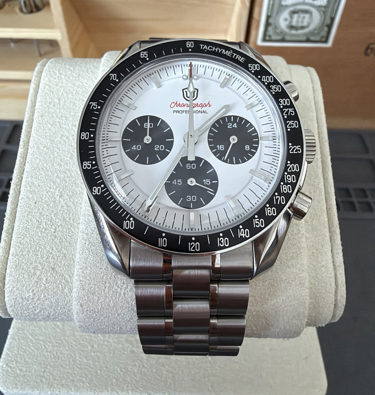 WATCHDIVES 39mm VK63 Chronograph Watch WD1863