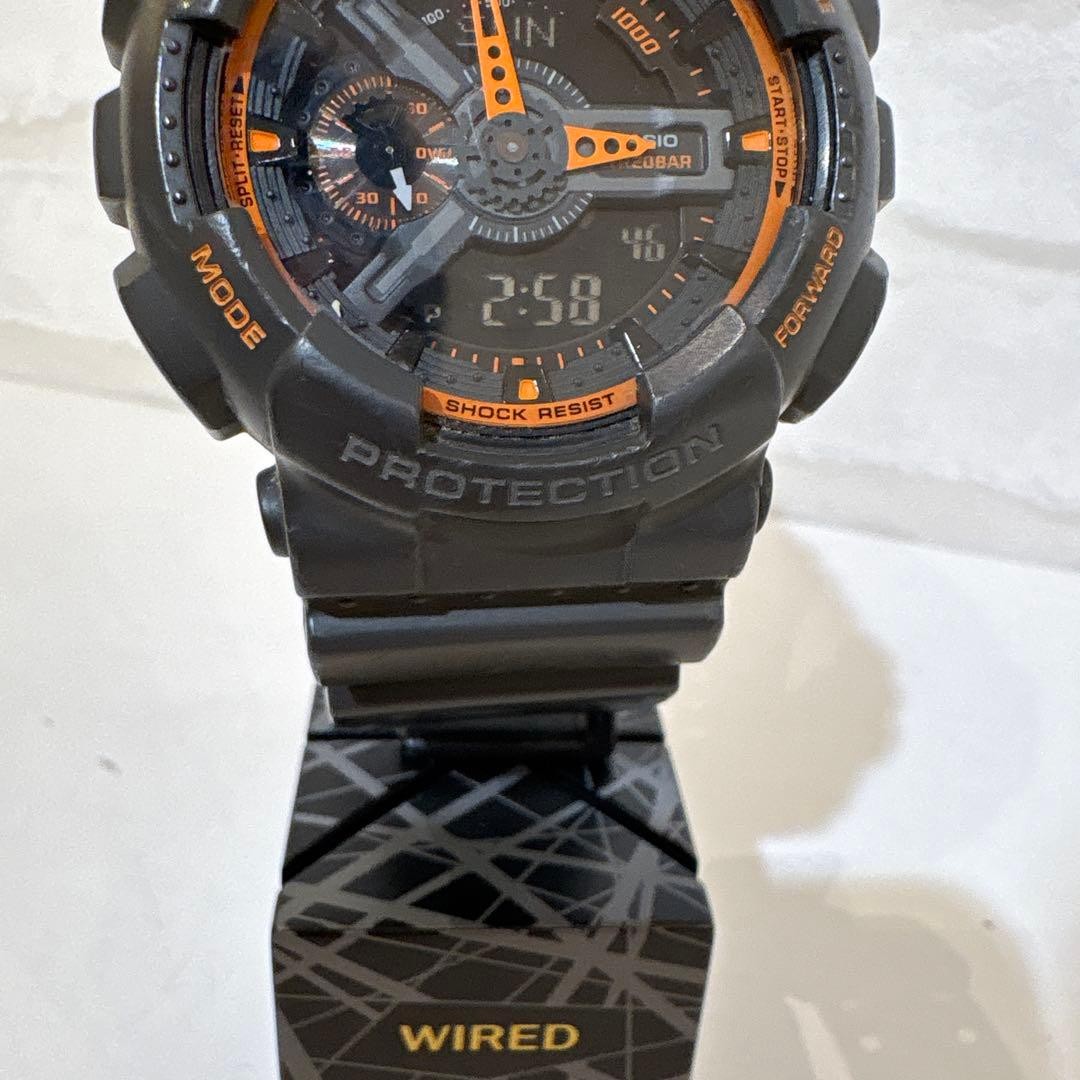 CASIO G-SHOCK GA-110TS Gray x Orange