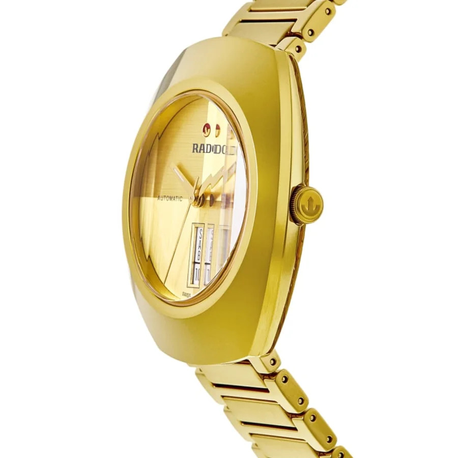 New Rado Original Automatic DiaStar Yellow Gold Tone Men’s Watch R12161253