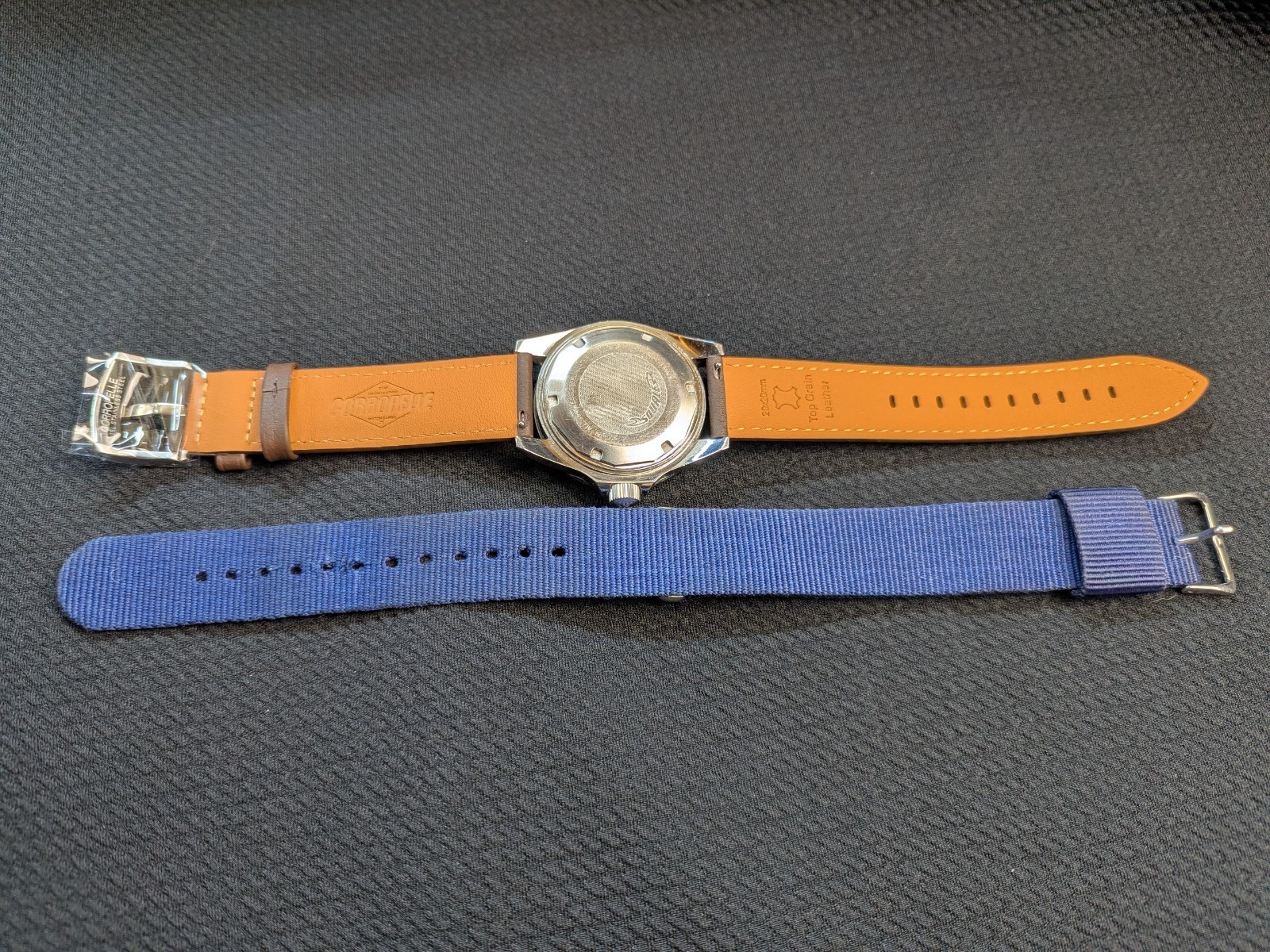 Squale Y1545 20 ATM Swiss Made Automatic Divers Watch – Blue Dial/Bezel