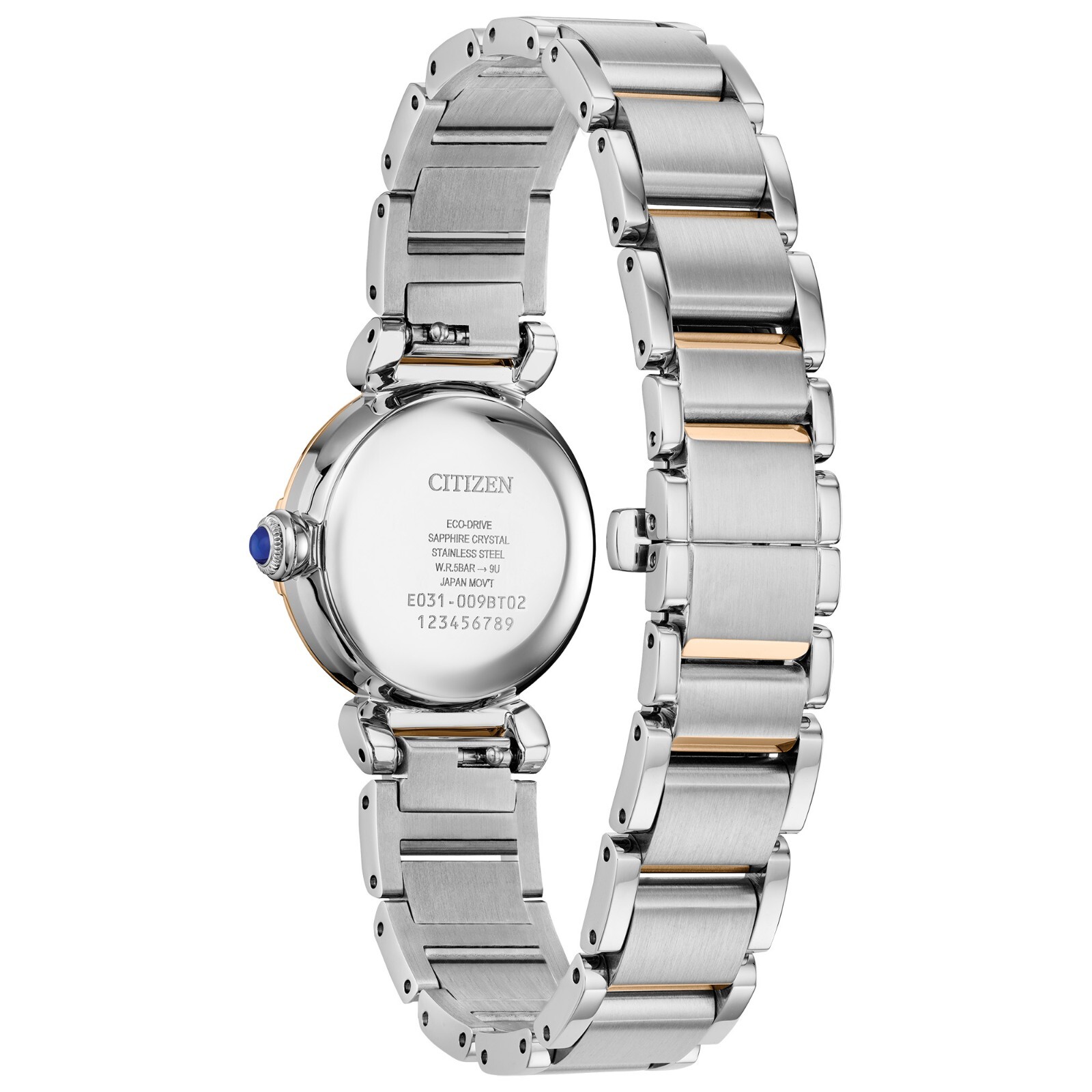 Citizen Women’s Classic Eco-Drive Silver Stainless Steel Watch 26 MM EM1136-87D