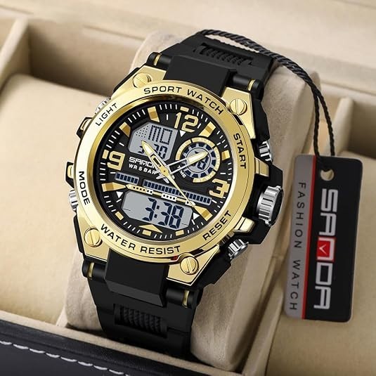Reloj Para Hombre Relojes De Cuarzo Reloj Militar Digital Deportivo De Buceo NEW