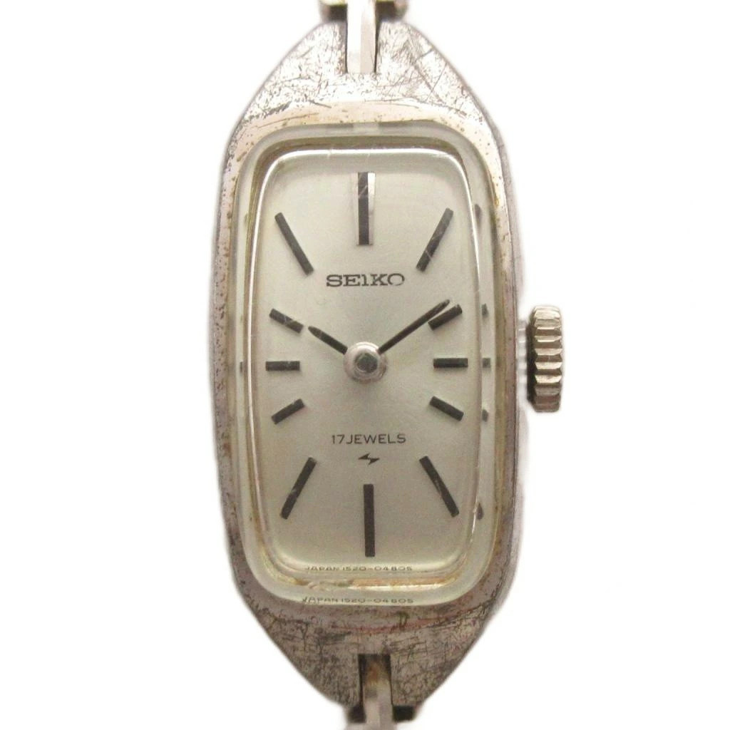 [A1R] SEIKO Analog Watch 17 Jewels Manual 1520-3490 [r8w]