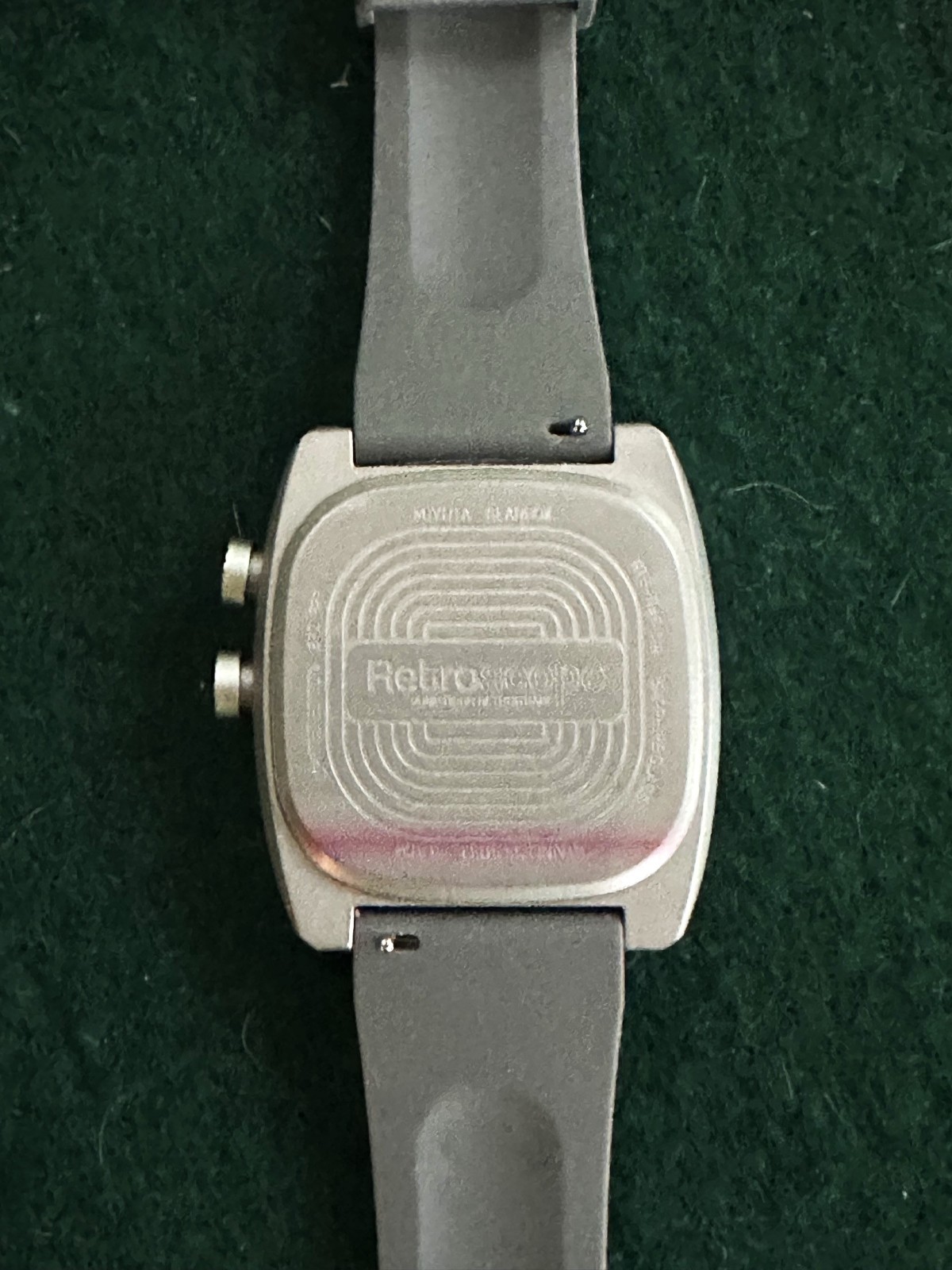 New Xeric Retroscope Retrograde Jump Hour, Vintage Mint/Orange colorway