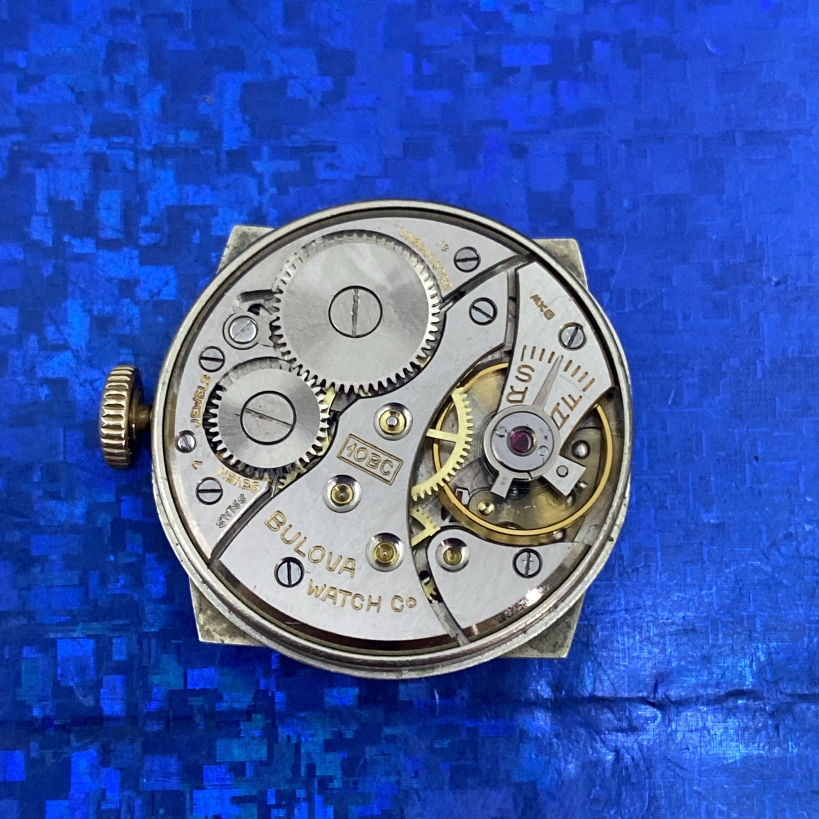 1940’s Vintage Man’s BULOVA Stunning Green Dial Fully Serviced & 1 Year WARRANTY