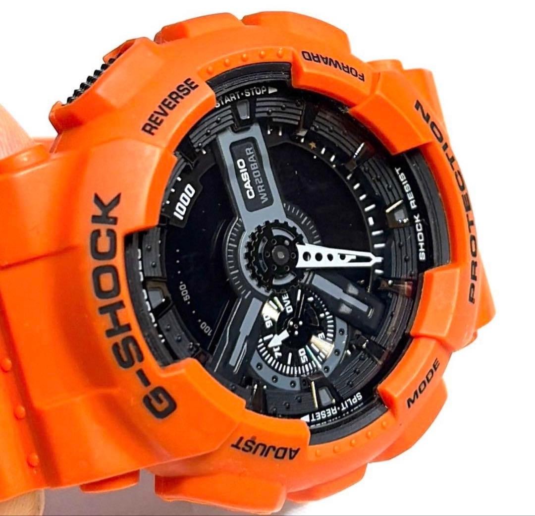 CASIO G-SHOCK GA-110MR Orange, working condition.