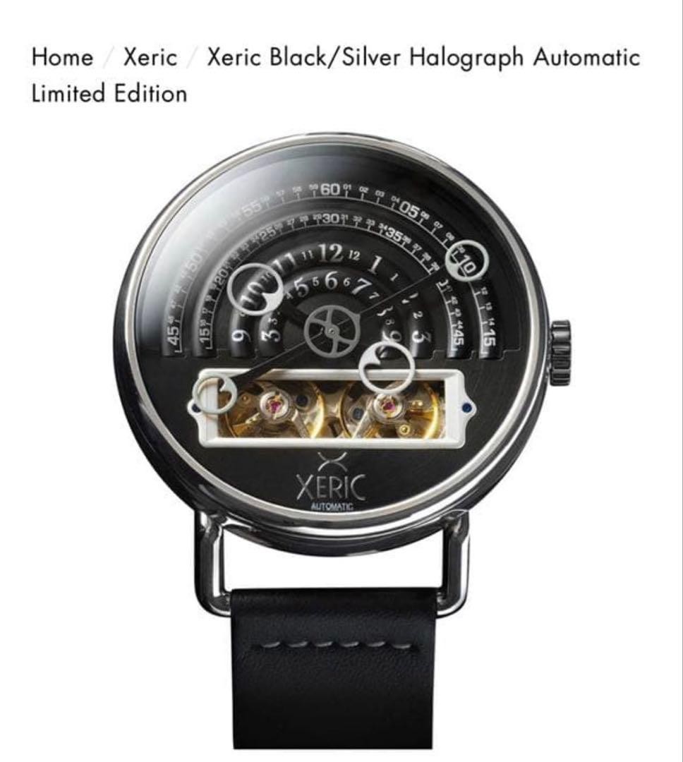 XERIC Halograph Automatic Watch Men’s Analog Black