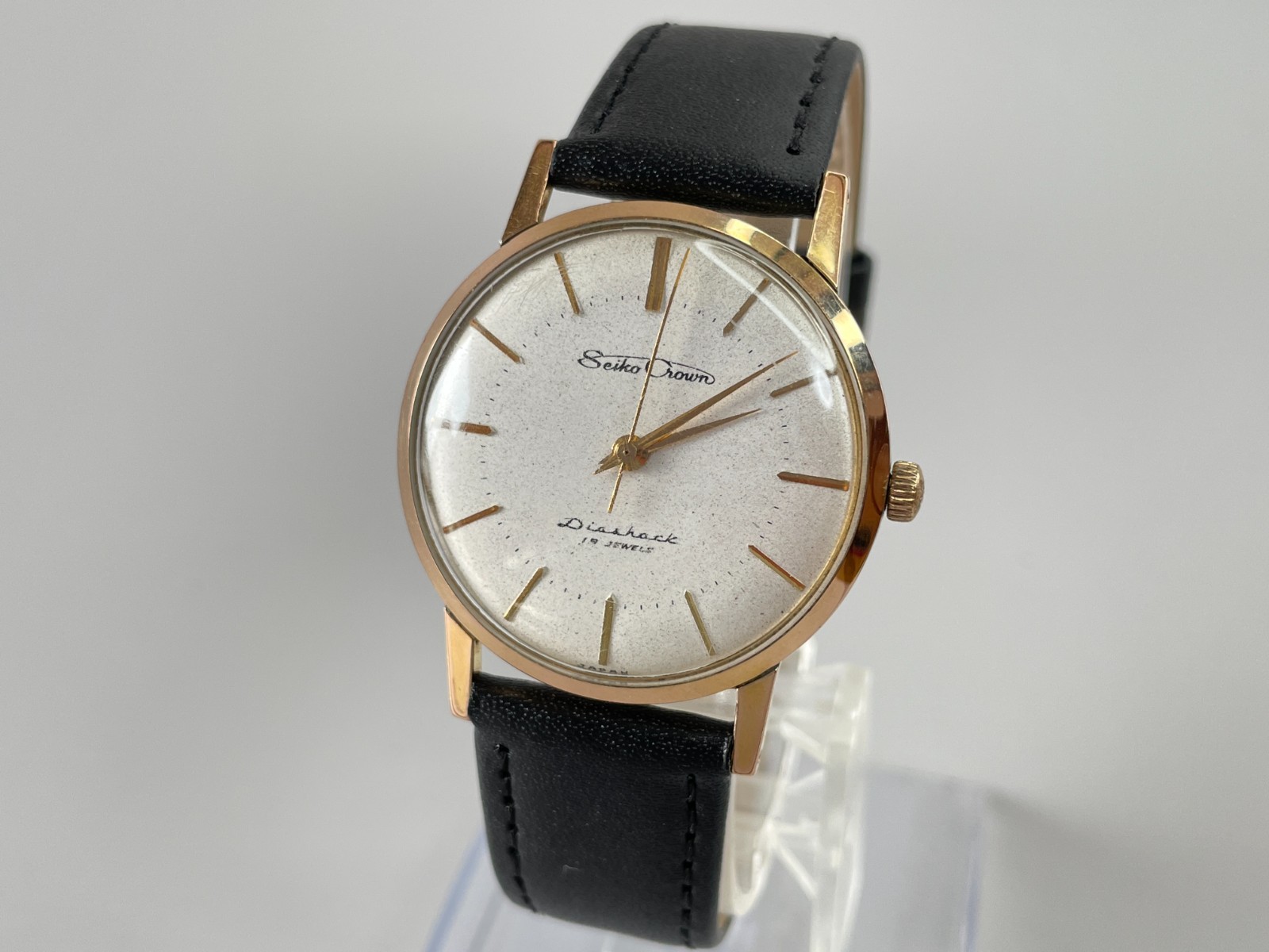 SEIKO Crown J14036 Men’s Manual Watch [US Stock] Vintage 1959 19 Jewels *Exc+5