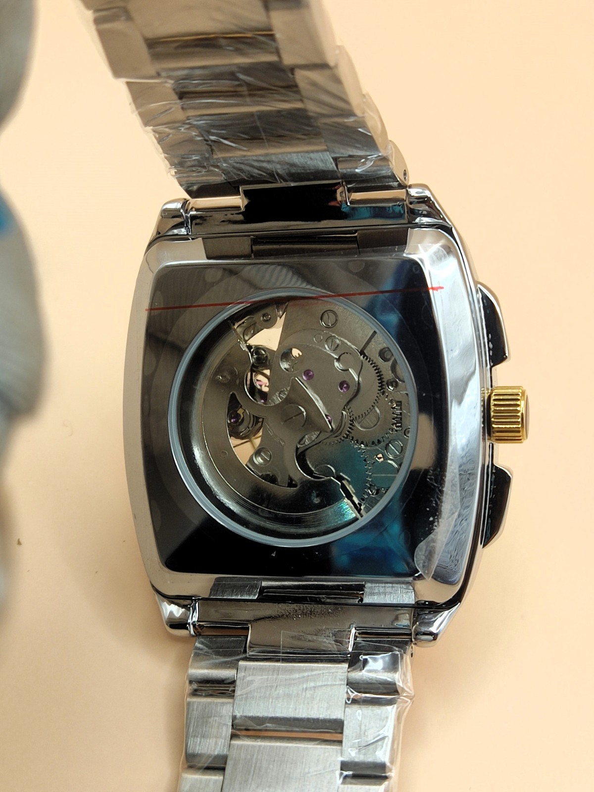 Amazing Versace Stainless Steel Automatic Refurbished Men’s Wrist Watch