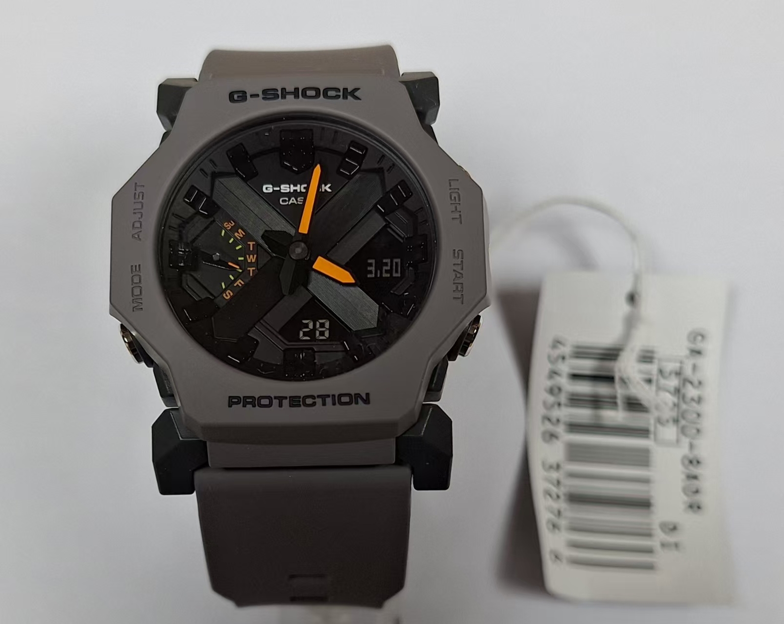 Casio G-SHOCK GA-2300-8A Analog Digital Men’s Watch Limited Gray GA23008A