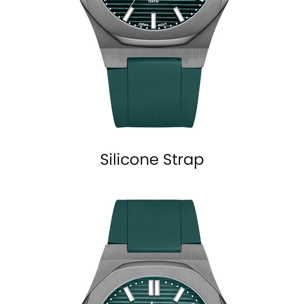 Tornado Spectra Men’s Analog Watch | Green Dial, 40mm, 100 m (10 ATM)