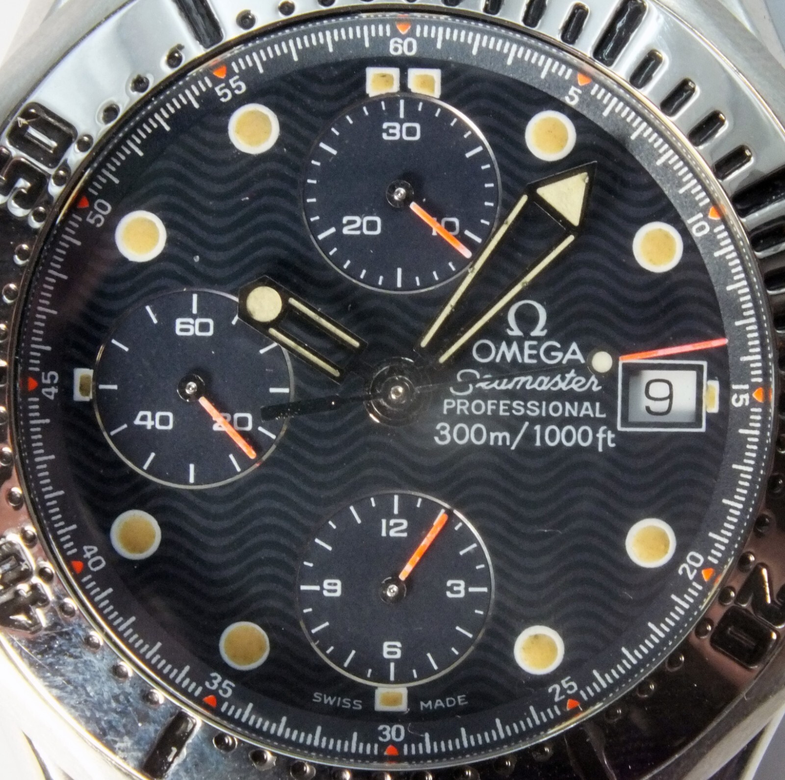 Omega Seamaster Professional 300m Chronograph 41.5mm Wristwatch Serviced LH680