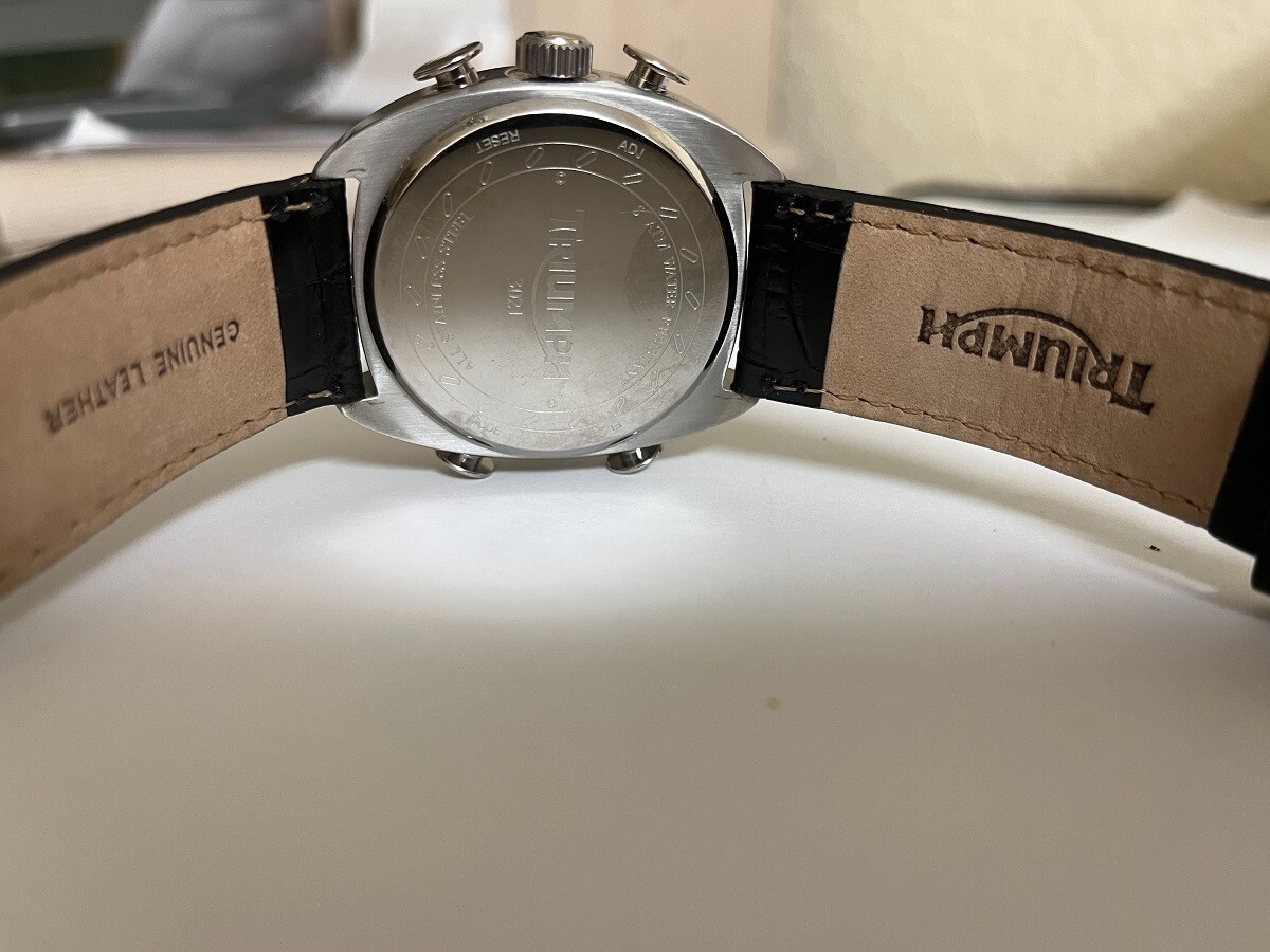 Men’s Triumph Motorcycle Watch Model 3021 Analog – digital RARE