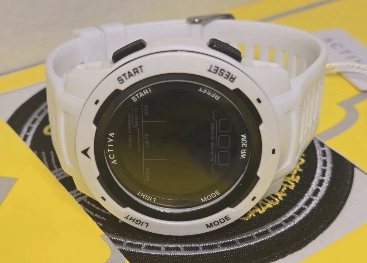 Invicta X Activa Men’s Multifunction Digital Watch 45mm White New! SHARP!!