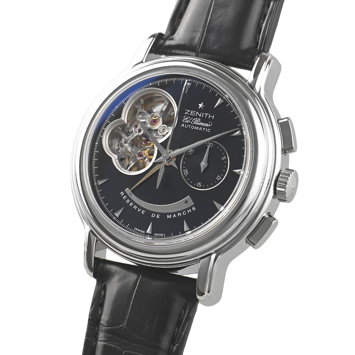 Zenith Chronomaster T Open El Primero Black Dial 03.0240.4021/21.C495 Serviced