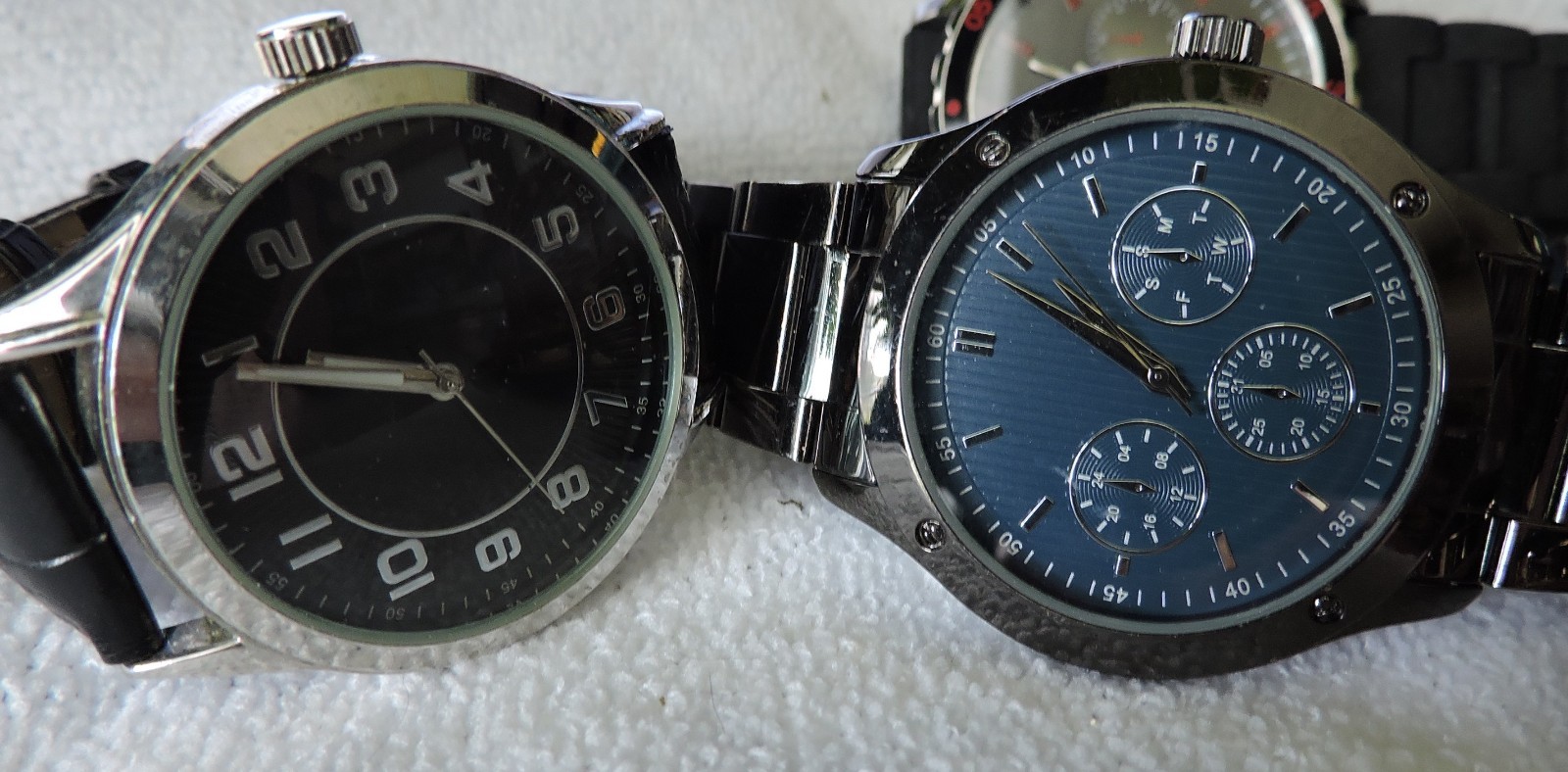 5pc Assorted Mens Watches lot All working condition New batteries
