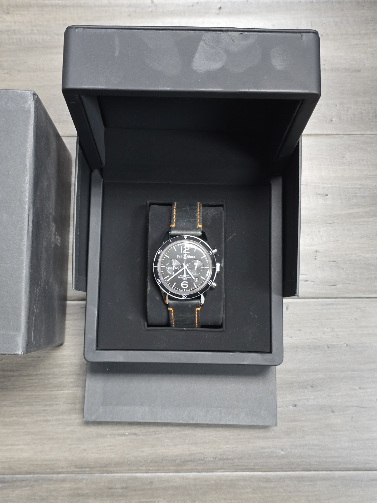 BELL & ROSS BR126 AUTOMATIC 42mm WATCH CHRONOGRAPH W/ Box