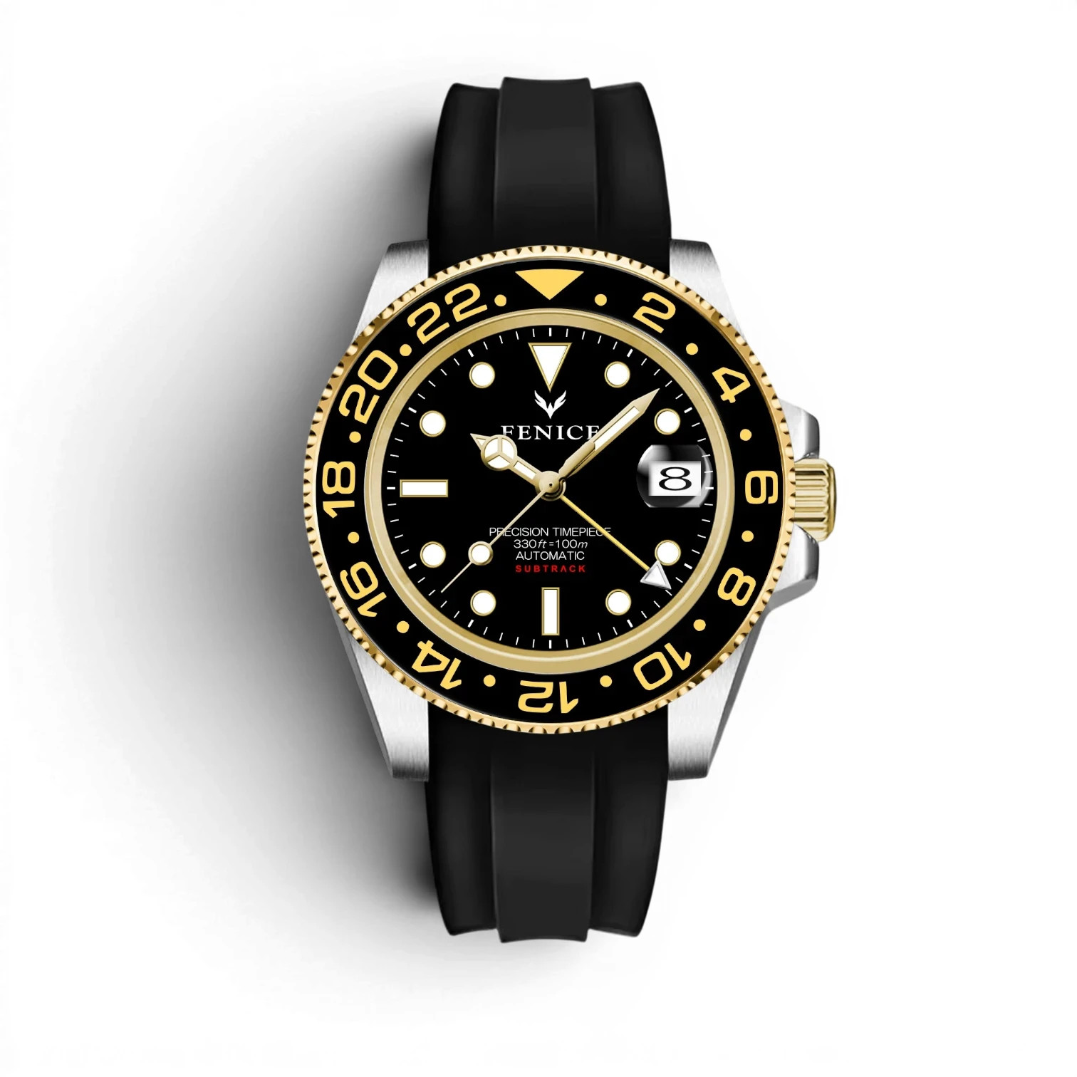 Phoenix Subtrack Imperium GMT 10ATM Automatic Watch with Seiko NH34 Movement