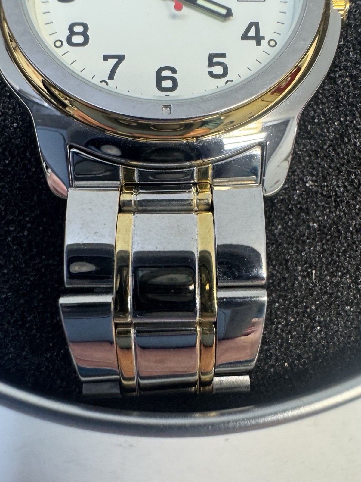 Sweda United States Postal Service Mens Date Two Tone Quartz 38mm Watch