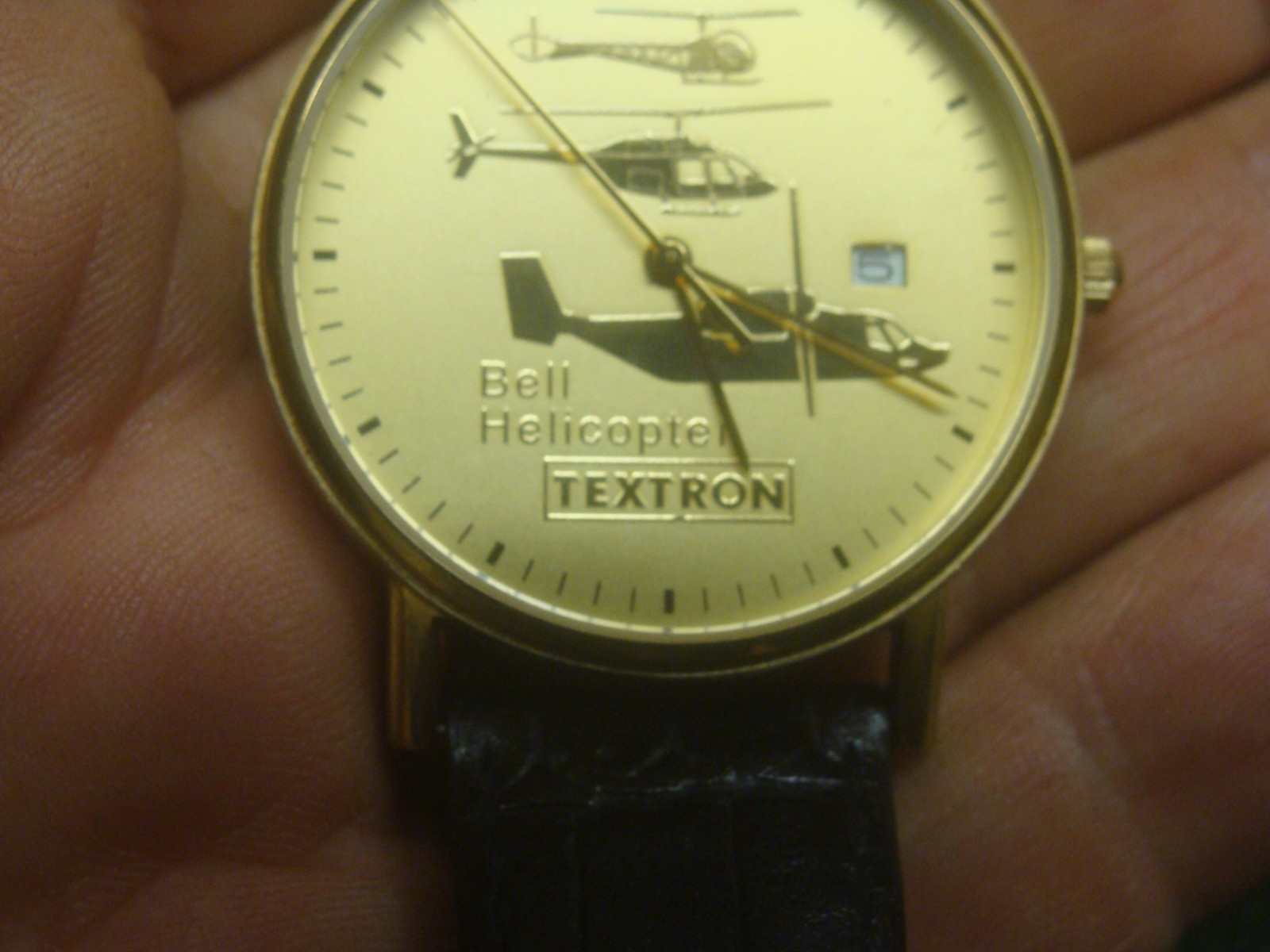 Bulova Bell Helicopter Textron 25 Year Service Watch 2011 – VERY NICE – new bat.