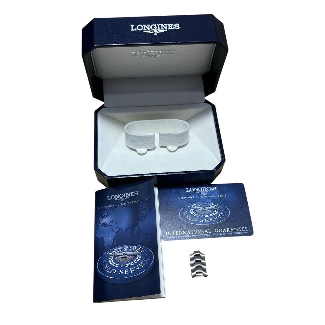 [Box Papers Links Full Set NM] Longines Conquest L3.112.4 Navy Blue Ladies Watch